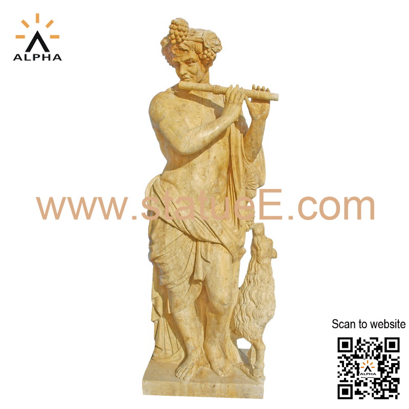 Marble god statue